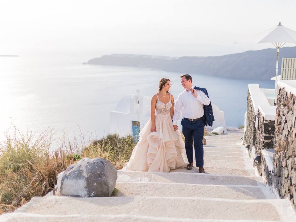 Dana Villas Santorini wedding