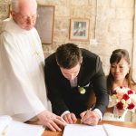 Symbolic Wedding in Santorini