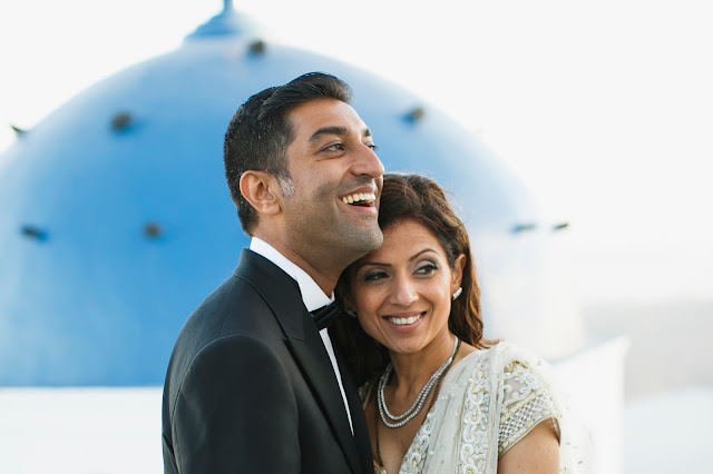 Hindu wedding in santorini