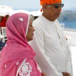 Hindu wedding in Santorini island