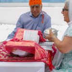santorini Hindu wedding ceremony
